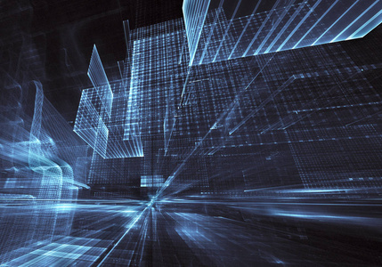 高科技或虚拟现实概念. 照片