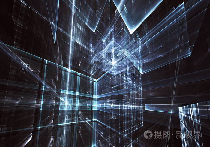 高科技或虚拟现实概念.