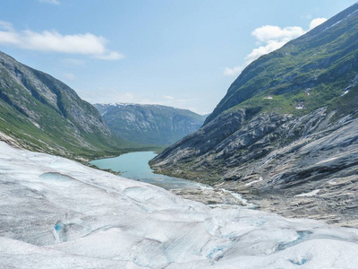 挪威索恩峡湾的尼日利亚冰川图片