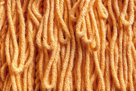 针织的面料肌理橙色图片