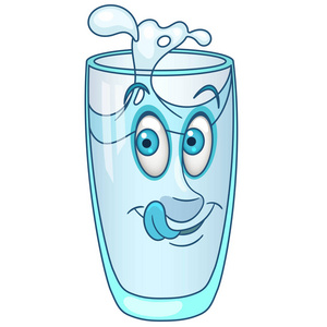 怎么画一杯水图片