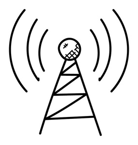 无线互联网信号塔照片