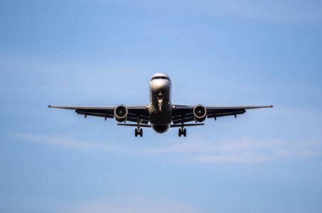 飞机正面起飞图片
