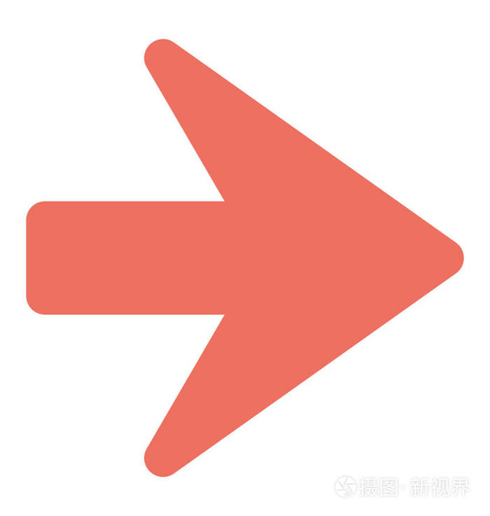 箭头指向右侧平面图标设计