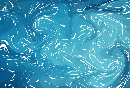 两个丰富多彩的抽象背景液体墨水流体形状组成大理石纹理油漆飞溅现代