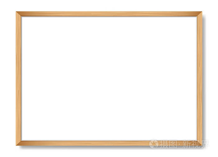 空白木框架矢量模板