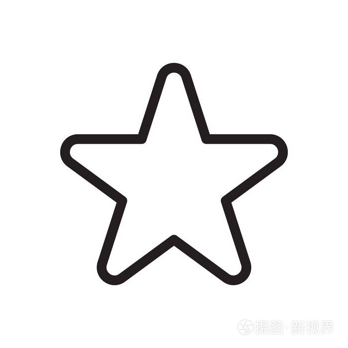 轮廓粗体, 粗线样式, 4px 描边圆角插画-正版商用图片1s2x0n-摄图新