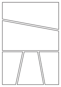 app图片比例漫画故事板布局模板,快速创造漫画风格.