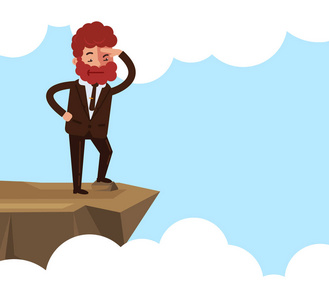 计划开始启动新的项目概念.矢量平面卡通图案设计照片