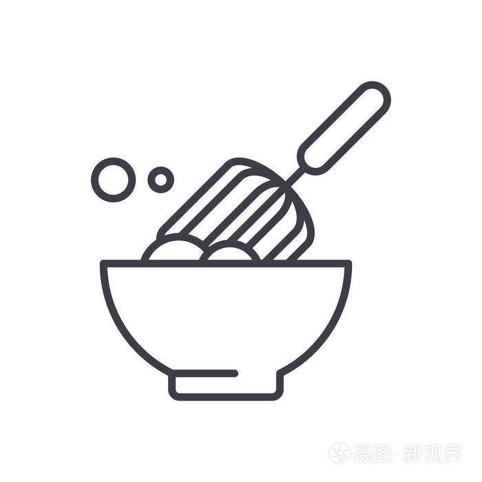 面团制作平面矢量符号, 符号, 插图插画-正版商用图片1s3037-摄图新