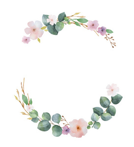 樱花花环图图片