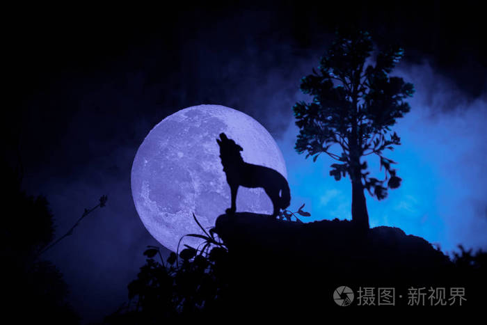 万圣节恐怖概念. 选择性聚焦