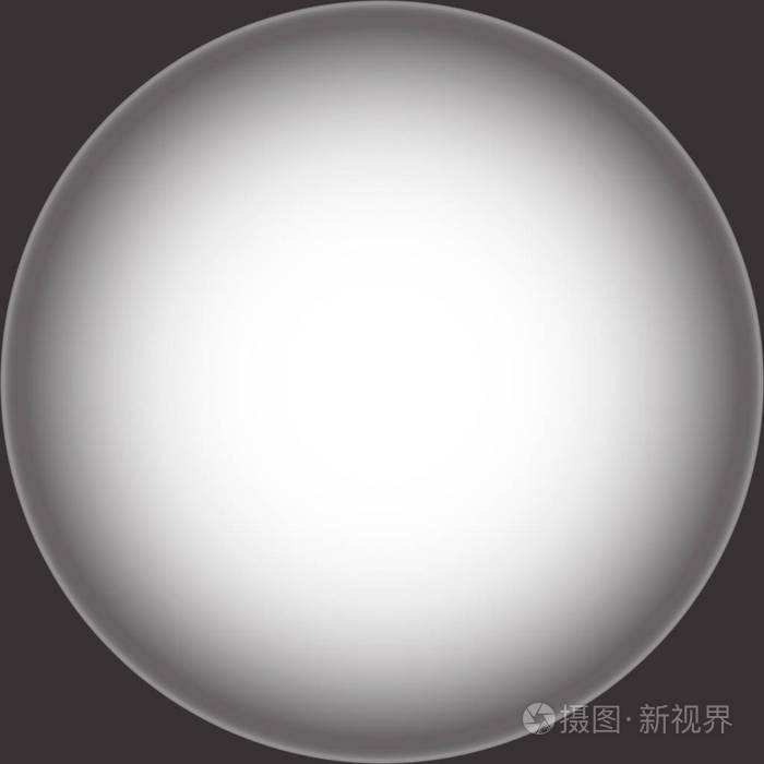 vignetted框架以渐变的黑白圆圈形式矢量图形