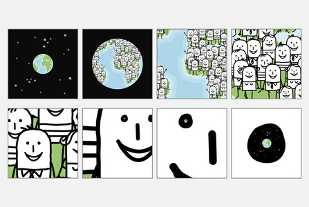 循环系统全身循环系统圣诞老人运行与礼品动画尽管床单循环, 动画帧