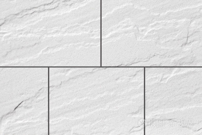 白色花岗岩瓷砖墙无缝背景
