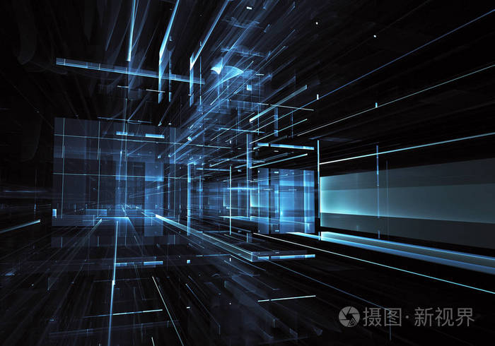 高科技或虚拟现实概念.