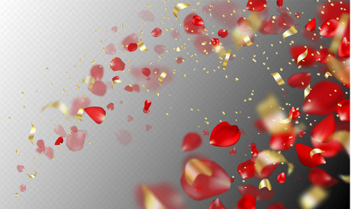 金色的花瓣图片