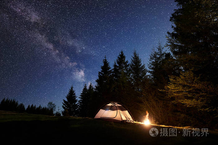 晚上露营地点.
