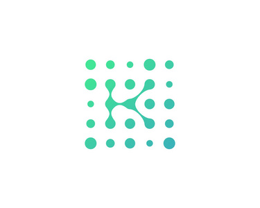 字母k点图标标志设计元素照片