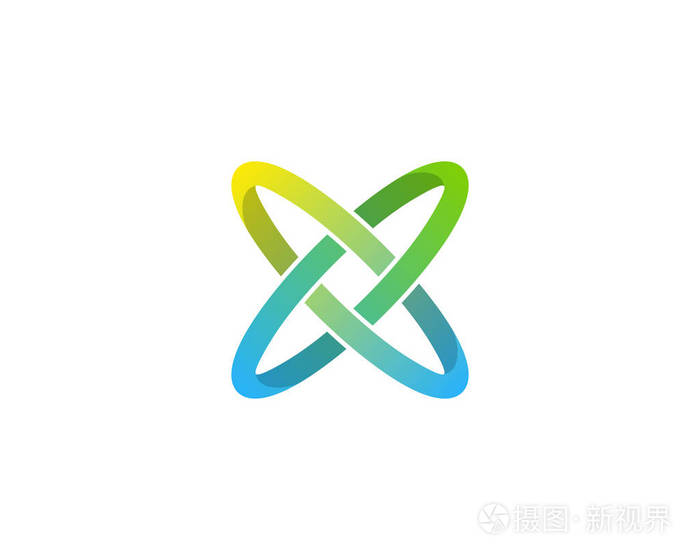 字母x图标标志设计元素