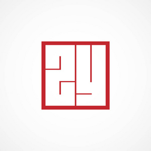 初始字母zy标志模板设计照片