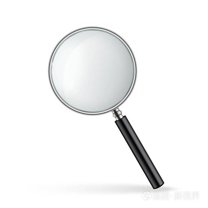 抽象概念放大镜变焦, 工具与手透镜元素