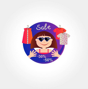 假日. 卡通人物. 折扣. 卖衣服.照片