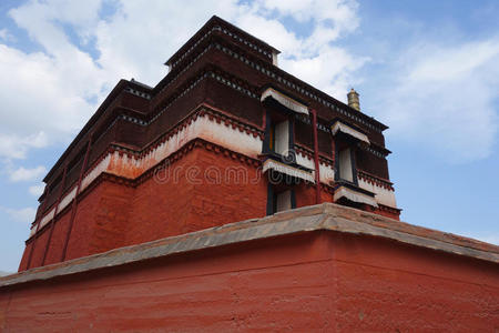 文化 宗教 艺术 传统 美丽的 寺庙 喇嘛教 喇嘛 建筑