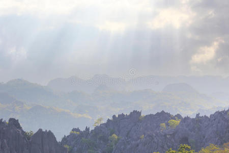 旅行 草地 特雷 秋天 全景 地区 日出 早晨 傍晚 丘陵