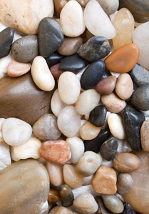 特写镜头 卵石 海滩 形象 材料 海岸线 巨石 矿物 古老的