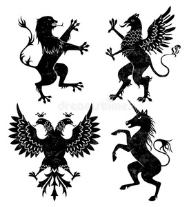 独角鲸 古董 神话 权力 徽章 绘画 狮子 偶像 武器 历史