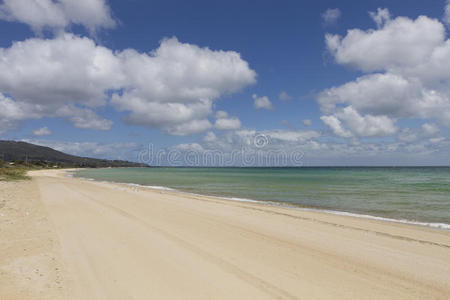 澳大利亚墨尔本的布赖顿海滩
