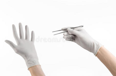 手指 角质层 持有 操作 照顾 医院 医生 实验室 夹钳
