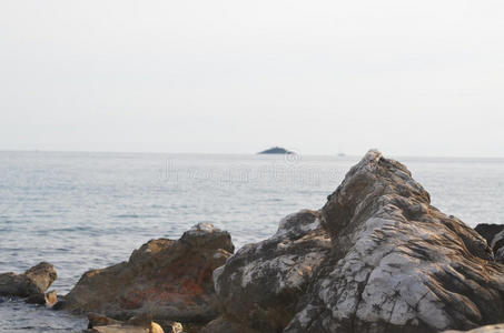 夏天 美女 海滩 克罗地亚 岩石 海岸 天堂 风景 海岸线