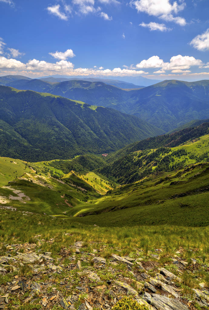 高山上美丽的风景