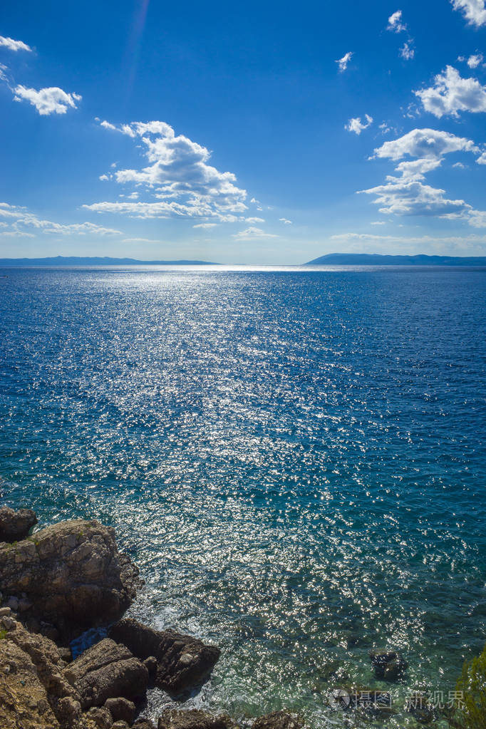 克罗地亚欧洲美丽的亚得里亚海