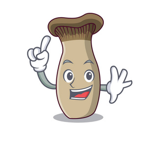 情感小号手指国王小号蘑菇吉祥物卡通照片