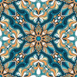 丝绸头巾, 枕头, 室内装饰广场图案设计, 东方风格面料照片