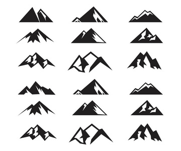 山峰logo设计素材图片 山峰logo设计图片素材下载 摄图新视界