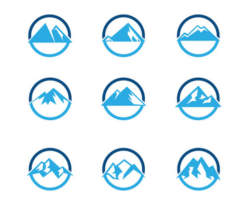人字形状山峰图片-人字形状山峰素材-人字形状山峰插画-摄图新视界