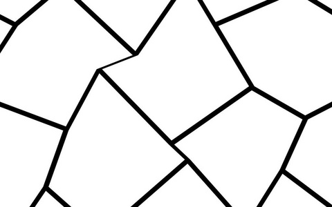 黑白不规则马赛克模板