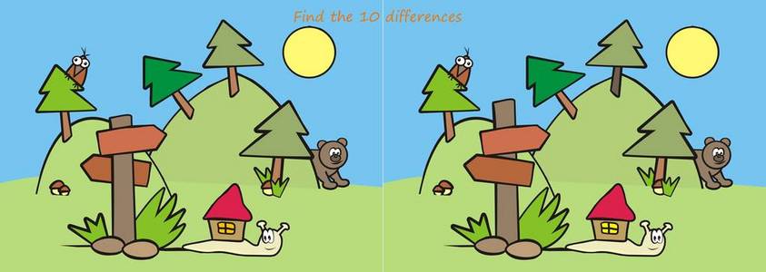 滑稽的漫画卡通房子图片