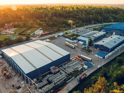 鸟瞰工厂图片-鸟瞰工厂素材-鸟瞰工厂插画-摄图新视界