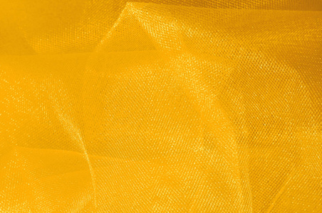 黄色丝绸织物纹理背景图案. 黄色丝绸织物.