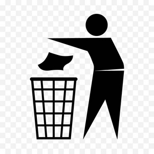 保持图标整洁的人图标不要乱扔垃圾,保持清洁照片