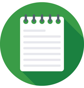 记事本彩色的图标图片