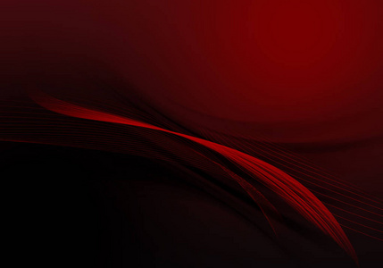 动态红线的抽象黑色背景图片