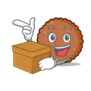 带盒巧克力饼干卡通人物照片