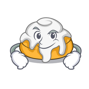 傻笑肉桂卷字符卡通照片