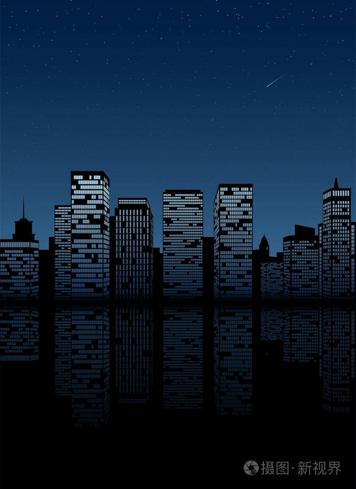 矢量城市景观背景